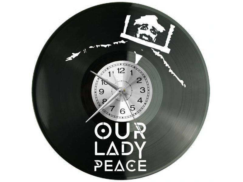 Our Lady Peace Zegar Ścienny Płyta Winylowa Nowoczesny Dekoracyjny Na Prezent Urodziny