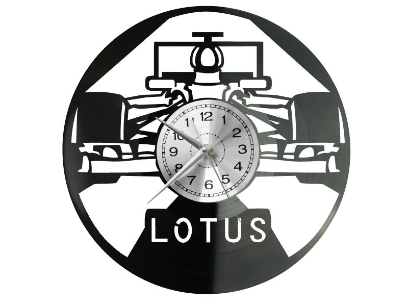 Lotus Formula1 Zegar Ścienny Płyta Winylowa Nowoczesny Dekoracyjny Na Prezent Urodziny