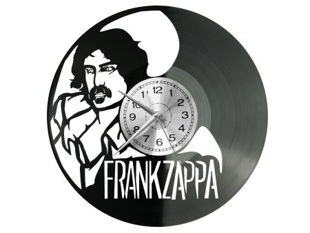 Frank Zappa Zegar Ścienny Płyta Winylowa Nowoczesny Dekoracyjny Na Prezent Urodziny