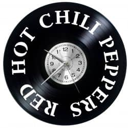 Red Hot Chili Peppers Zegar Ścienny Płyta Winylowa Nowoczesny Dekoracyjny Na Prezent Urodziny
