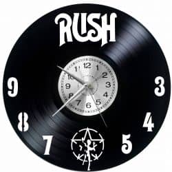 Rush Zegar Ścienny Płyta Winylowa Nowoczesny Dekoracyjny Na Prezent Urodziny