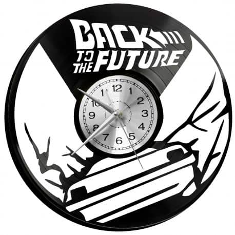 Back to the Future Zegar Ścienny Płyta Winylowa Nowoczesny Dekoracyjny Na Prezent Urodziny