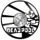 Deadpool Zegar Ścienny Płyta Winylowa Nowoczesny Dekoracyjny Na Prezent Urodziny