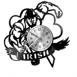 Irland Zegar Ścienny Płyta Winylowa Nowoczesny Dekoracyjny Na Prezent Urodziny