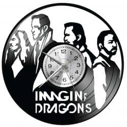 Imagine Dragons Zegar Ścienny Płyta Winylowa Nowoczesny Dekoracyjny Na Prezent Urodziny