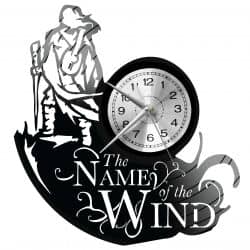 The Name of the Wind Zegar Ścienny Płyta Winylowa Nowoczesny Dekoracyjny Na Prezent Urodziny