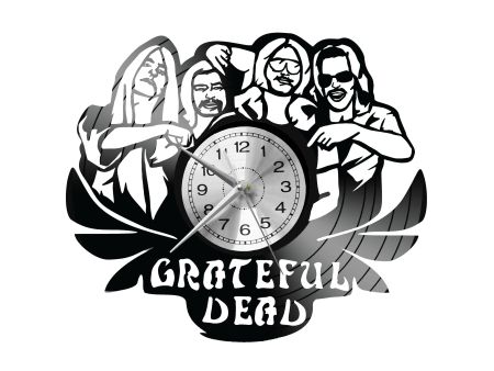 Grateful Dead Zegar Ścienny Płyta Winylowa Nowoczesny Dekoracyjny Na Prezent Urodziny