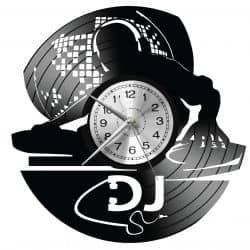 DJ Dance Music Zegar Ścienny Płyta Winylowa Nowoczesny Dekoracyjny Na Prezent Urodziny