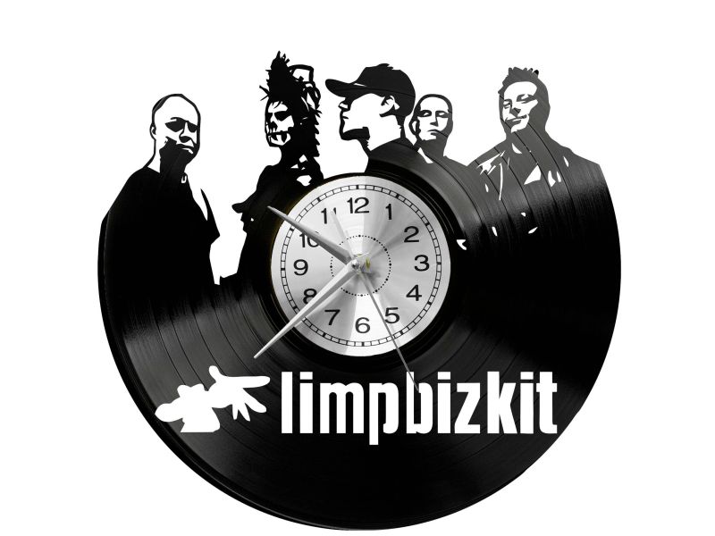 Limpbizkit Zegar Ścienny Płyta Winylowa Nowoczesny Dekoracyjny Na Prezent Urodziny