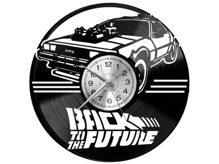 Back to the Future Zegar Ścienny Płyta Winylowa Nowoczesny Dekoracyjny Na Prezent Urodziny