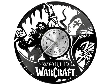 World Of Warcraft Zegar Ścienny Płyta Winylowa Nowoczesny Dekoracyjny Na Prezent Urodziny