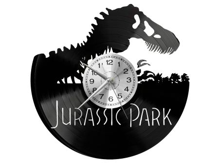 Jurassic Park Zegar Ścienny Płyta Winylowa Nowoczesny Dekoracyjny Na Prezent Urodziny