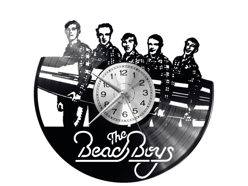 The Beach Boys Zegar Ścienny Płyta Winylowa Nowoczesny Dekoracyjny Na Prezent Urodziny