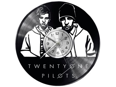 Twenty One Pilots Zegar Ścienny Płyta Winylowa Nowoczesny Dekoracyjny Na Prezent Urodziny