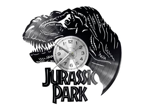 Jurassic Park Zegar Ścienny Płyta Winylowa Nowoczesny Dekoracyjny Na Prezent Urodziny