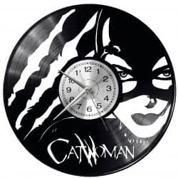 Catwoman Zegar Ścienny Płyta Winylowa Nowoczesny Dekoracyjny Na Prezent Urodziny
