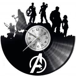 Avengers Zegar Ścienny Płyta Winylowa Nowoczesny Dekoracyjny Na Prezent Urodziny