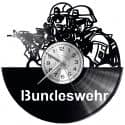 Bundeswehr Zegar Ścienny Płyta Winylowa Nowoczesny Dekoracyjny Na Prezent Urodziny