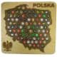 Polska Mapa 40x40 cm Grawer Kapslownica Piwo Na Kapsle Tablica Piwa Piwna 109 Kolorów Do Wyboru Na Prezent Dla Niego