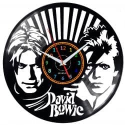 David Bowie Zegar Ścienny Płyta Winylowa Nowoczesny Dekoracyjny Na Prezent Urodziny