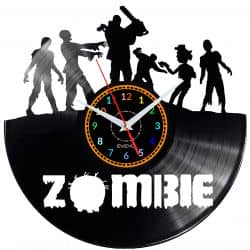 Zombie Zegar Ścienny Płyta Winylowa Nowoczesny Dekoracyjny Na Prezent Urodziny