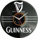 Guinness Emblem Zegar Ścienny Płyta Winylowa Nowoczesny Dekoracyjny Na Prezent Urodziny