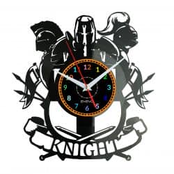 Knight Art Zegar Ścienny Płyta Winylowa Nowoczesny Dekoracyjny Na Prezent Urodziny