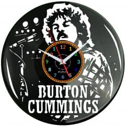 Burton Cummings Zegar Ścienny Płyta Winylowa Nowoczesny Dekoracyjny Na Prezent Urodziny