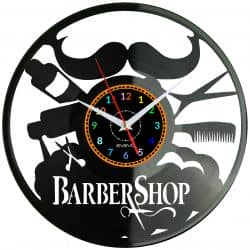 Barber Shop Zegar Ścienny Płyta Winylowa Nowoczesny Dekoracyjny Na Prezent Urodziny