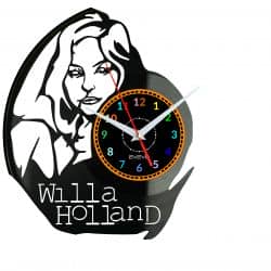 Willa Holland Zegar Ścienny Płyta Winylowa Nowoczesny Dekoracyjny Na Prezent Urodziny