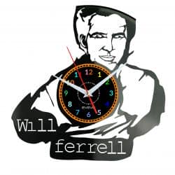 Will Ferrell Zegar Ścienny Płyta Winylowa Nowoczesny Dekoracyjny Na Prezent Urodziny