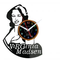 Virginia Madsen Zegar Ścienny Płyta Winylowa Nowoczesny Dekoracyjny Na Prezent Urodziny