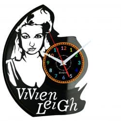 Vivien Leigh Zegar Ścienny Płyta Winylowa Nowoczesny Dekoracyjny Na Prezent Urodziny