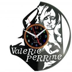 Valerie Perrine Zegar Ścienny Płyta Winylowa Nowoczesny Dekoracyjny Na Prezent Urodziny