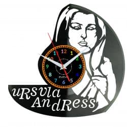 Ursula Andress Zegar Ścienny Płyta Winylowa Nowoczesny Dekoracyjny Na Prezent Urodziny