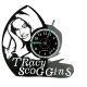 Tracy Scoggins Zegar Ścienny Płyta Winylowa Nowoczesny Dekoracyjny Na Prezent Urodziny