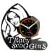 Tracy Scoggins Zegar Ścienny Płyta Winylowa Nowoczesny Dekoracyjny Na Prezent Urodziny