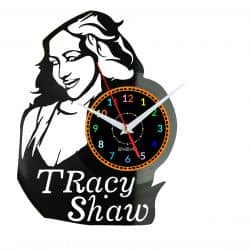 Tracy Shaw Zegar Ścienny Płyta Winylowa Nowoczesny Dekoracyjny Na Prezent Urodziny
