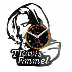 Travis Fimmel Zegar Ścienny Płyta Winylowa Nowoczesny Dekoracyjny Na Prezent Urodziny