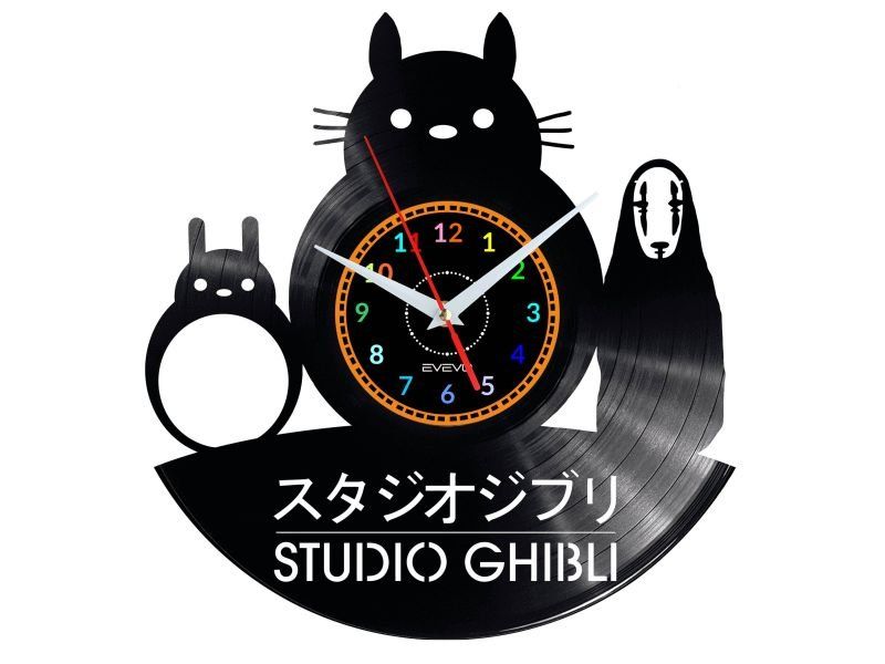 GHIBLI STUDIO ZEGAR ŚCIENNY prezent