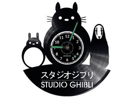 GHIBLI STUDIO MANGA ZEGAR ŚCIENNY WYJATKOWY POMYSŁ NA PREZENT URODZINY UPOMINEK DLA NIEJ DLA NIEGO EVEVO.PL EVEVO W0138