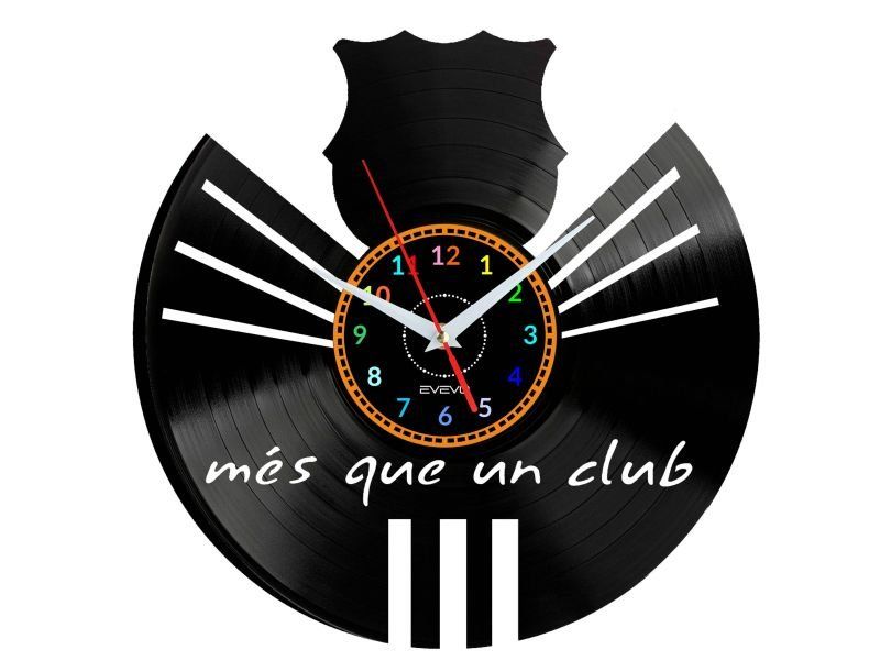 FC BARCELONA ZEGAR ŚCIENNY WYJATKOWY POMYSŁ NA PREZENT URODZINY UPOMINEK DLA NIEJ DLA NIEGO EVEVO.PL EVEVO W0145