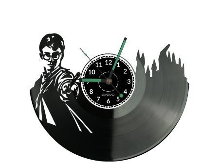 HARRY POTTER CZARODZIEJ Z HOGWARTU ZEGAR ŚCIENNY WYJATKOWY POMYSŁ NA PREZENT URODZINY UPOMINEK DLA NIEJ DLA NIEGO EVEVO.PL W0169