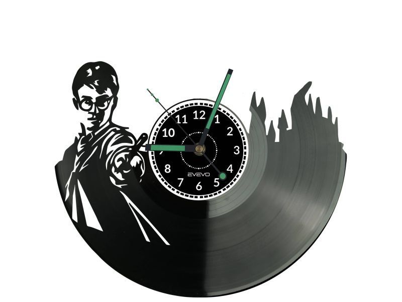 Mały Czarodziej ZEGAR ŚCIENNY PŁYTA WINYLOWA VINYL EVEVO.PL W0169