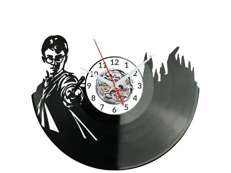 Mały Czarodziej ZEGAR ŚCIENNY PŁYTA WINYLOWA VINYL EVEVO.PL W0169