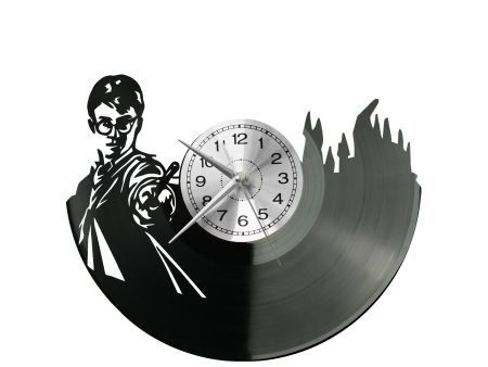 HARRY POTTER CZARODZIEJ Z HOGWARTU ZEGAR ŚCIENNY WYJATKOWY POMYSŁ NA PREZENT URODZINY UPOMINEK DLA NIEJ DLA NIEGO EVEVO.PL W0169
