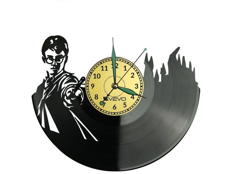 Mały Czarodziej ZEGAR ŚCIENNY PŁYTA WINYLOWA VINYL EVEVO.PL W0169