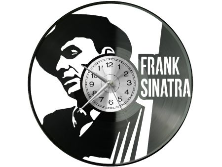 FRANK SINATRA ZEGAR ŚCIENNY DEKORACYJNY NOWOCZESNY PŁYTA WINYLOWA WINYL NA PREZENT EVEVO EVEVO.PL W0221