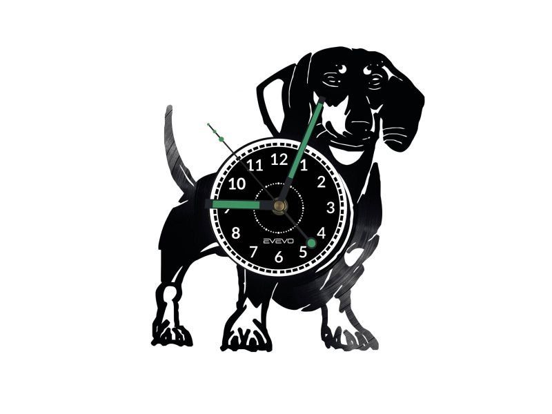 JAMNIK ZEGAR ŚCIENNY DEKORACYJNY NOWOCZESNY PŁYTA WINYLOWA WINYL NA PREZENT EVEVO EVEVO.PL W0256