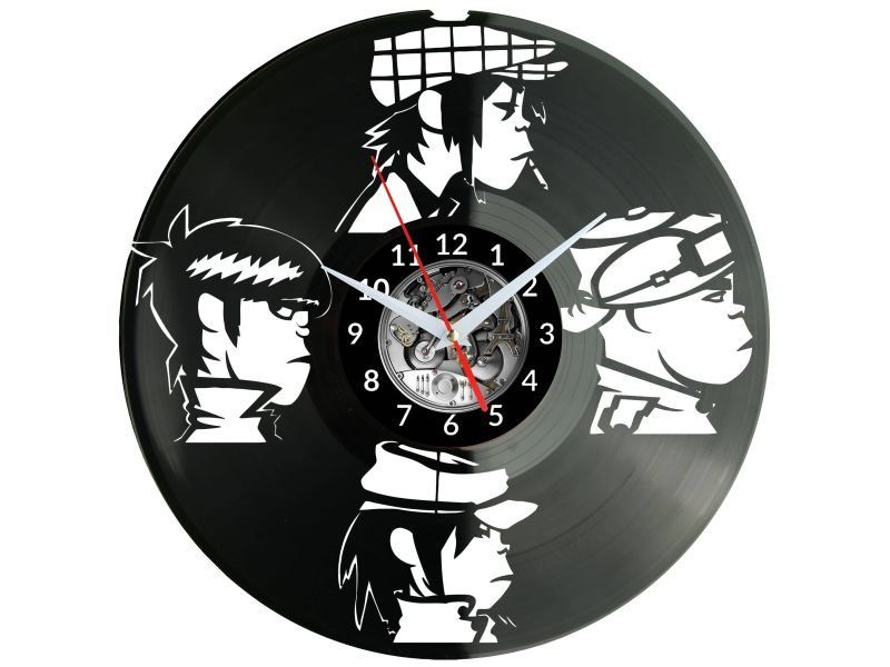 AC\DC ZEGAR ŚCIENNY DEKORACYJNY NOWOCZESNY PŁYTA WINYLOWA WINYL NA PREZENT EVEVO EVEVO.PL W0258